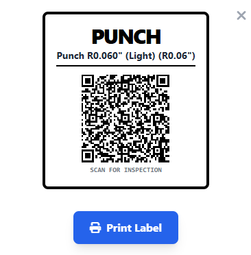 QR Label Printing