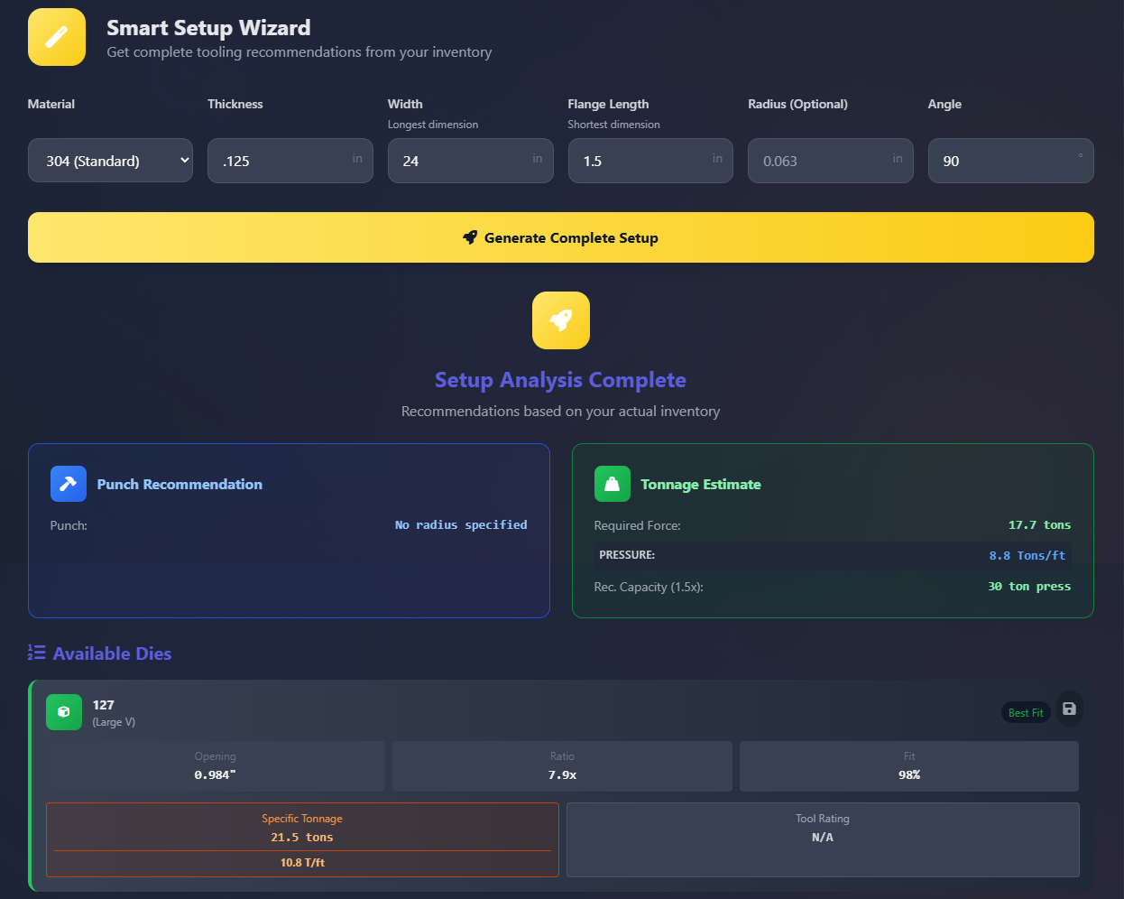 Smart Wizard Interface